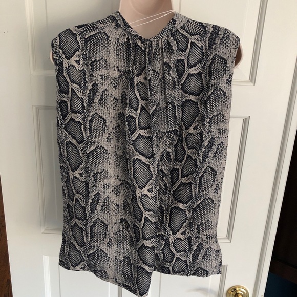 Rebecca Taylor snake skin knot top NWT - Picture 4 of 8